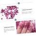 FOYTOKI 1 Glass Chip Nail Manicure DIY Accessories Nail Crushed Glass Epoxy Charms Manicure Charms DIY Charm Fillers Nail Art Accessories DIY Glass Fillers Nail Art Stone 0.5X0.3cm Rosy - Buy Online on SooperMarket.com