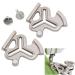 Industrial Sewing Machine Gauge Locator Computer Flat Car Synchronous Car Universal Multi-Function Sewing Machine Three Corner Guide Gauge Accessories with Screws