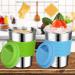 Rommeka 12oz Stainless Steel Kids Cups 5 Pack - Colorful Drinking Tumbler with Silicone Lids and Straws for Toddlers, Children, and Adults - Buy Online on SooperMarket.com