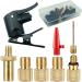 Bicycle valve adapter pump head Multi-valve set bicycle valves adapter with Schraderkopf and clip valve adapter for all bicycle tires SV AV DV French valve bicycle pump football compressor