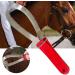GeKLok Shedding Blade Horse Hair Brush Stainless Steel Dual Sided Blade Shedding Tool Riding Horse Sweat Scraper(Red) - Buy Online on SooperMarket.com