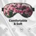 Beauty Flowers Soft Sleep Eye Mask - Breathable Eye Patch for Women | Perfect for Travel & Relaxation - Buy Online on SooperMarket.com