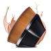 Flat Top Kabuki Foundation Makeup Brush for Blending Liquid and Powder Cosmetics (Black) - Buy Online on SooperMarket.com