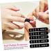 FRCOLOR 400 Sheets Nail Art Anti Spill Stickers Nail Polish Nail Protection for Painting Nails Nail Tape Nail Care Tools Protection Tearable 3.00X2.50X0.10CMx4pcs As Shown X 4 Pieces - Buy Online on SooperMarket.com