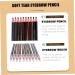 Mikinona Black Colored Pencils 10pcs Eyebrow Pencil Makeup Tools Brow Pencil and Brush Eyebrow Drawing Tools Girl Pretty Spool - Buy Online on SooperMarket.com