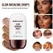 Bronzing Drops for Face & Body | Liquid Glow Illuminator | Waterproof Shimmer Oil | Nourishing Champagne Highlighter - Buy Online on SooperMarket.com
