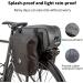 HuiJuKeJi Bike Trunk Bag - 23.5L Storage Pannier Saddle Bag with Reflective Strips | Waterproof Rear Cargo Rack | Expandable Luggage for Cycling - Buy Online on SooperMarket.com