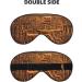 SSIMOO Native American Soft Sleep Eye Mask | Breathable Eye Patch for Women | Perfect Travel & Relaxation Accessory - Black - Buy Online on SooperMarket.com