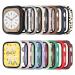16 Pack COMMUTER for Apple Watch SE (2nd Gen)/SE/6/5/4 Screen Protector (2022 New) Hard PC Ultra-Thin Protective Face Cover Built-in Tempered Glass Film for iWatch SE 2/SE/6/5/4 40mm 16 Pack Multiple colors 40mm