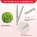 10+10 Candy Apple Kits AngleKai 10Pcs Bling Candy Apple Sticks/ 10Pcs Candy Apple Boxes/ 25 Yard Ribbon Rhinestone Caramel Apple Sticks Clear Candy Apple Boxes with Hole Silver White - Buy Online on SooperMarket.com