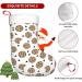 YYHHAOFA Cookies Food Chocolate Chip Biscuits Prints Christmas Decorative Stockings : Soft Light and Tactile Suitable for Christmas Holiday Party - Buy Online on SooperMarket.com