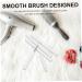 MUSISALY 4pcs Lip Balm Applicator Makeup Tools Eyeshadow Makeup Brush White Makeup Applicator - Buy Online on SooperMarket.com
