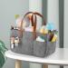 Harilla Baby Wrap Bag Stylish & Spacious Felt Organizer for Baby Products | Reusable Dark Gray Handbag & Weekend Bag - Buy Online on SooperMarket.com