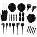 OSALADI 1 Set Hair Coloring Tools Hair Salon Shawls Highlight Hair Brush Hair Tint Dying Coloring Tool Hair Coloring Hair Styling Tools Hair Tinting Dye Plastic Toning