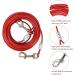 Dog Tie Out Cable and Stake Heavy Duty Dog Tie Out Stake Sturdy Dog Lead Stake Dog Camping Stake for Outdoor Yard and Camping Puppy Pet and Medium Dogs Red - Buy Online on SooperMarket.com