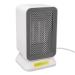 Mini Electric Heater Silent Desk Heater Anti-scalding 3 Gears Dial for Office (EU Plug)