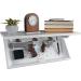 LOCKDOWN In Plain Sight Shelf - Secure Magnetic Access, Customizable Compartment, PUCK Integration - White - Buy Online on SooperMarket.com