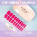 MOYOU LONDON Semi Cured Gel Nail Strips - Easy Apply & Remove, Salon-Quality Manicure - Olive Garden | Buy 3, Get 1 Free UV Lamp - Buy Online on SooperMarket.com