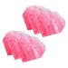 PATIKIL Dart Flights Pack PET Standard Darts Accessories Replacement Parts for Soft Tip Steel Tip Geometric Style Pink White