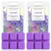 LA BELLEFE Wax Melts Wax Cubes, Lavender Scented Wax Melts for Warmers, Natural Soy Wax Melts Birthday Gift Set, Scent Wax Cubes for Weddings, Parties, Spa, Meditation (2.5oz/70.9g*2)