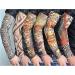 Kirozanny 12pcs Art Fake Temporary Tattoo Sun Protection Compression Arm Sleeves - Random Color - Buy Online on SooperMarket.com