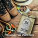 Raging Bull Teriyaki Biltong - Traditional South African Beef Jerky | High Protein & Low Carb Snack | 250g Bag - Buy Online on SooperMarket.com