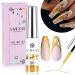 Saviland Gel Liner Nail Art Gel Nail Polish - Gold Liner Nail Art Gel Polish Basic Color Soak Off U V LED French Manicure Starter Gel for Swirl Nails Home DIY Nail Salon 1 Color Liner Gel Nail Polish - Gold