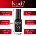 Kodi Professional Rubber Top & Base Gel Set | 12ml 0.42 oz | Long Lasting Nail Polish Kit | Non-Toxic & Scentless | Easy to Use | Cure Under LED/UV Lamp - Buy Online on SooperMarket.com