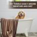 KinHwa Super Absorbent Microfiber Pet Towel for Dogs & Cats - 76CM x 127CM Dark Brown - Buy Online on SooperMarket.com
