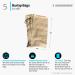 Burlap Sandbags 14 x 26 - 50lb Weight Capacity (5 Pack) | Flood Barrier, Tent Sandbags | Sandbaggy - Buy Online on SooperMarket.com