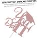 Warmhm 20 Pcs 2021 Graduation Cake Arrangement Cover Rose Goldx2pcs 13x13.5cmx2pcs - Buy Online on SooperMarket.com