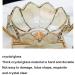 Kitchen Countertop Fruit Rack Fruit Basket Crystal Glass Elegant Fruit Basket with Alloy Holder Fruit Dessert Snacks Bowl Serving Bowl for Counter Fruit Trays for Party Onecolor - Buy Online on SooperMarket.com