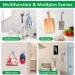 Boxing Razor Bracket Shower | Multi-Purpose Stainless Steel Hooks for Bathroom & Kitchen | Self-Adhesive No Drilling Towel Holder - 2 Piece Set - Buy Online on SooperMarket.com