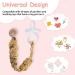 Symbolife Pacifier Clip Macrame Braided Baby Pacifier Clips Boho Handmade Pacifier Strap Wooden Paci Clip Toy Straps Neutral Pacifier Clips 3 Pack Mixed 3 - Buy Online on SooperMarket.com