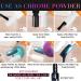 Cat Eye Chrome Nail Powder Set - Achieve Cat Eye and Chameleon Mirror Effects with 9D Galaxy Gem Glitter Pigment, Black UV Gel, and Magnetic Stick - DIY Manicure Kit - Buy Online on SooperMarket.com