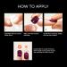 Buy KISS imPRESS No Glue Mani Press-On Nails - Dark Purple Squoval Shape - 30 Nails Included - Perfect for Easy Home Manicure - Buy Online on SooperMarket.com