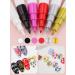 Kalolary 6 Color 3D Nail Art Pens Set - Nail Point Graffiti Dotting Pen for DIY Manicure Tools - Buy Online on SooperMarket.com