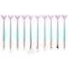 Soft 10PCS Makeup Brushes Set | Professional Blending & Cosmetics Tools for Eyes Blush & More - Buy Internationally - Buy Online on SooperMarket.com