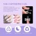 Saviland Clear Dual Nail Forms Set - 100PCS Full Cover Nail Extension Gel Molds + Dual-end Poly Gel Brush | 10 Sizes for Manicure Salon & Home DIY - Buy Online on SooperMarket.com