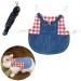 Adjustable soft rabbit dishes pet rabbit dishes rabbit dishes leash set adjustable rabbits leash for small animals rabbits cats guinea pigs (l pink) pink l