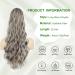 YEESHEDO Long Wavy Drawstring Ponytail Extension 26 Ash Blonde with Platinum Highlights - Buy Online on SooperMarket.com