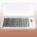 Veleasha 72pcs DIY D Curl Lash Clusters | Volume & Natural Look Individual Lashes | 8-16mm Mix Length False Eyelashes for Home Extensions - Buy Online on SooperMarket.com