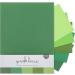 Cardstock 8.5 x 11 Paper Pack - Assorted Colored Scrapbook Paper 65lb - Double Sided Card Stock for Crafts Embossing Cardmaking - 50 Sheets Solid Core Greens - Buy Online on SooperMarket.com