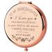 GAOLZIUY Granddaughter Gifts from Grandma and Grandpa  Gifts for Granddaughter  to My Granddaughter Makeup Compact Mirror  Granddaughter Birthday Gifts Rose Gold-daughter in Law