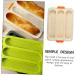 HOMSFOU 2 Pcs 3 Bread Silicone Mold Bread Pan Forms Silicone Bread Baking Trays Silicone Baking Mold Silicone Molds Loaf Pan Bread Baking Tin White Silica Gel Cake Second Generation Toast 34.5x24cmx2pcs Whitex2pcs - Buy Online on SooperMarket.com