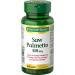 Nature's Bounty Saw Palmetto Pills and Herbal Health Supplement Helps Relieve Urologic Symptoms 450mg 100 Capsules Multi-colored