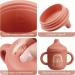2 Pcs Silicone Sippy Cup Training Cup for Baby 6 Months+ - Spill Proof Sippy Cups for Toddlers - Easy Grip 5 oz - Cute Style - Light & Dark Orange - Buy Online on SooperMarket.com