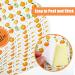 48 Pieces Little Cutie Baby Shower Water Bottle Labels - Waterproof Oranges Bottle Wrappers for Unisex Baby Shower Favors - Buy Online on SooperMarket.com