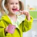 Kids Toothbrush Cup with Handle - 300ml Bathroom Toothbrush Cup Kids Cartoon Unbreakable Toothbrush Cup Adorable Bathroom Accessories for Kids Boys Girls Hixip Little Pink Pig - Buy Online on SooperMarket.com