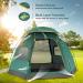 RLAIRN 4 Person Waterproof Camping Tent | Pop Up Instant Family Tent with Windproof Ropes | Ultralight & Anti-UV | Ideal for Camping, Hiking, Outdoor Activities | Green - Buy Online on SooperMarket.com